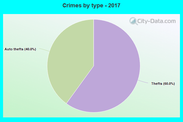 Crimes by type - 2017