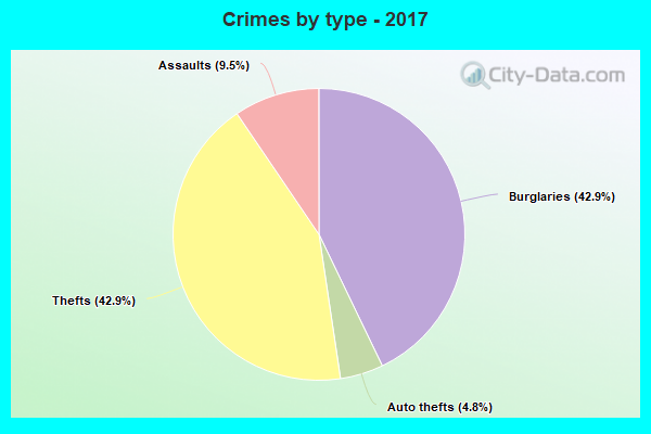 Crimes by type - 2017