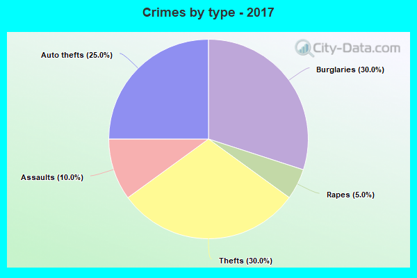 Crimes by type - 2017