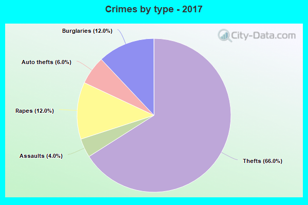 Crimes by type - 2017