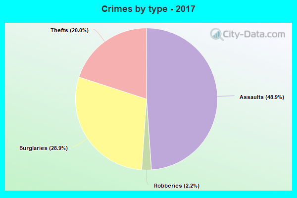 Crimes by type - 2017