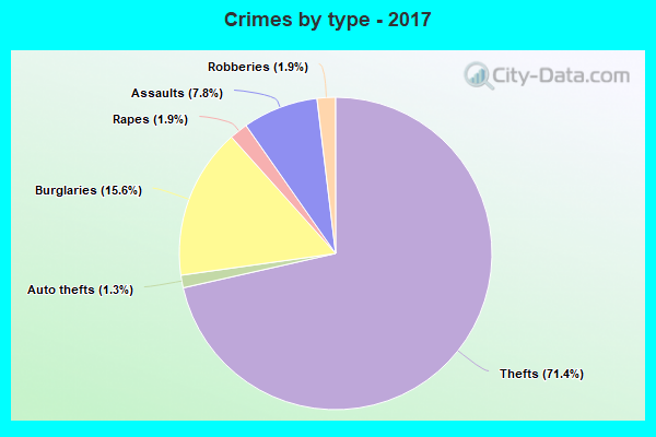 Crimes by type - 2017