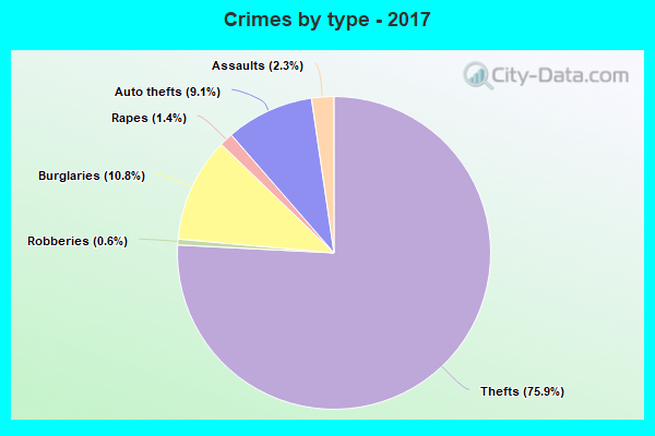 Crimes by type - 2017