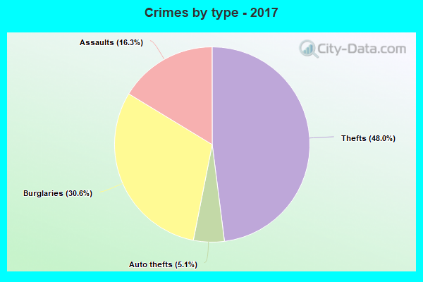 Crimes by type - 2017