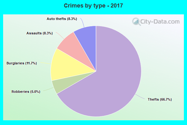 Crimes by type - 2017