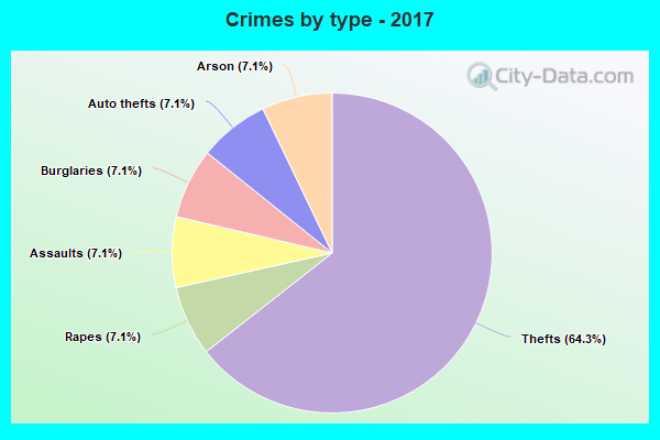 Crimes by type - 2017