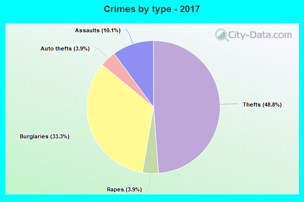 Crimes by type - 2017