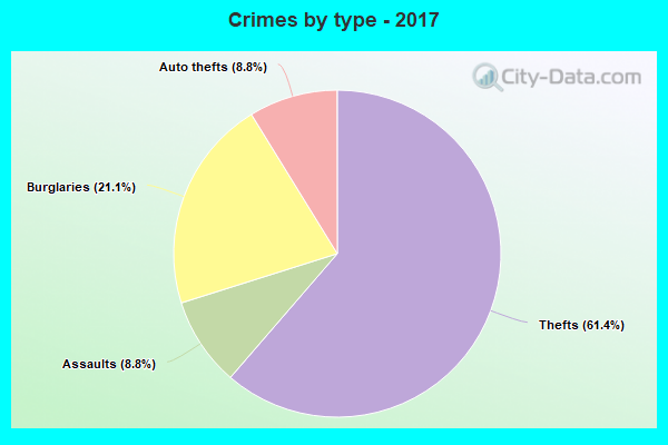 Crimes by type - 2017