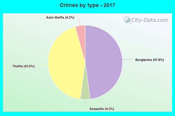 Crimes by type - 2017