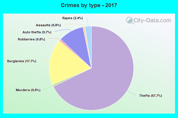 Crimes by type - 2017