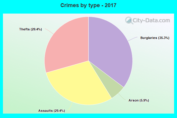 Crimes by type - 2017