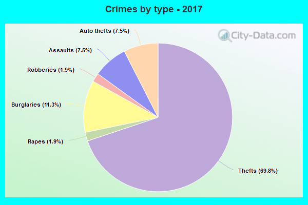 Crimes by type - 2017