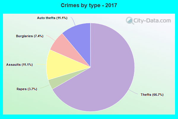 Crimes by type - 2017