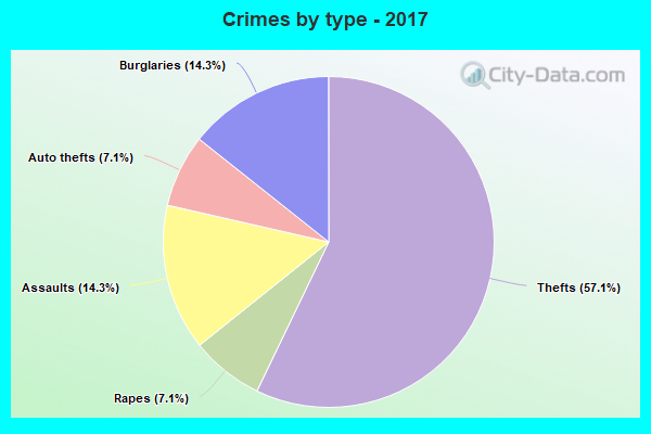 Crimes by type - 2017