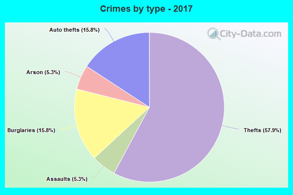 Crimes by type - 2017