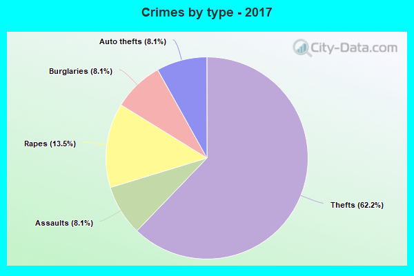 Crimes by type - 2017