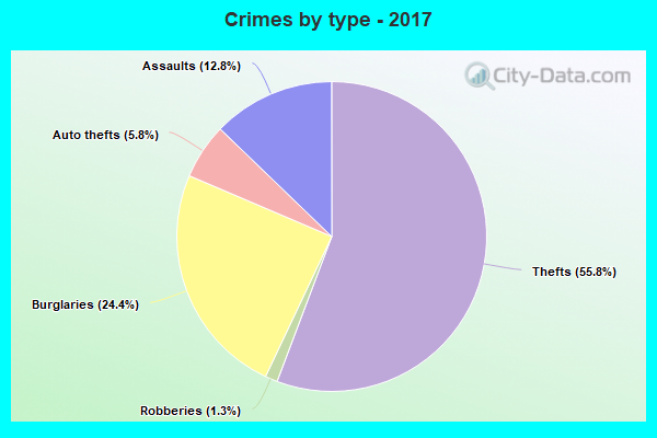 Crimes by type - 2017