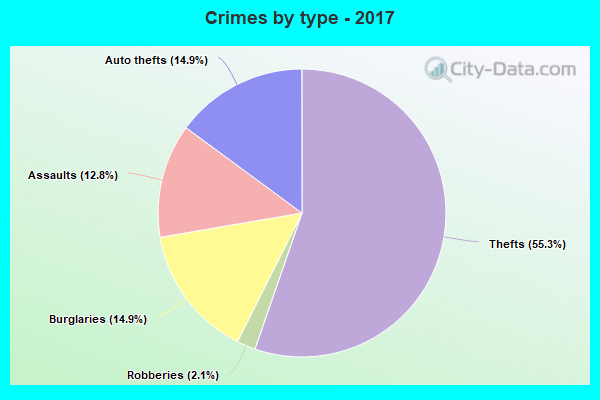 Crimes by type - 2017