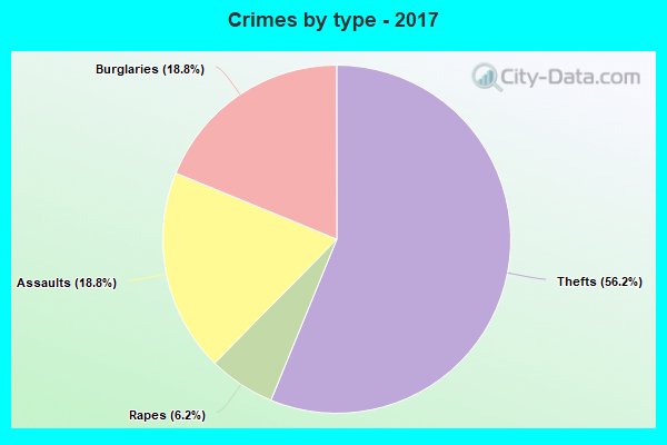 Crimes by type - 2017