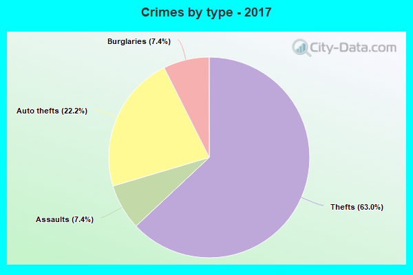 Crimes by type - 2017