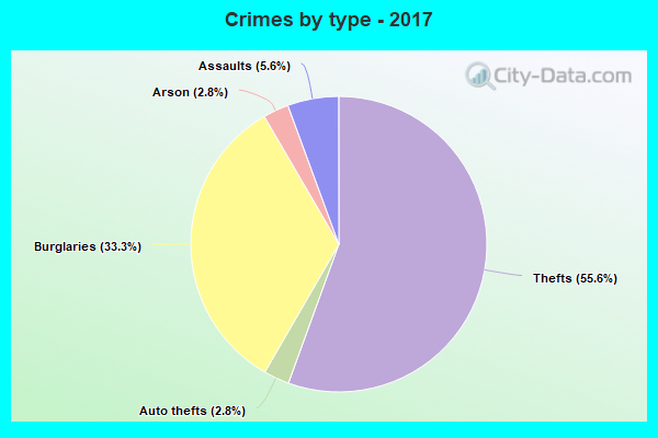 Crimes by type - 2017