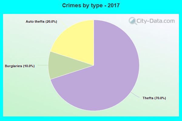 Crimes by type - 2017