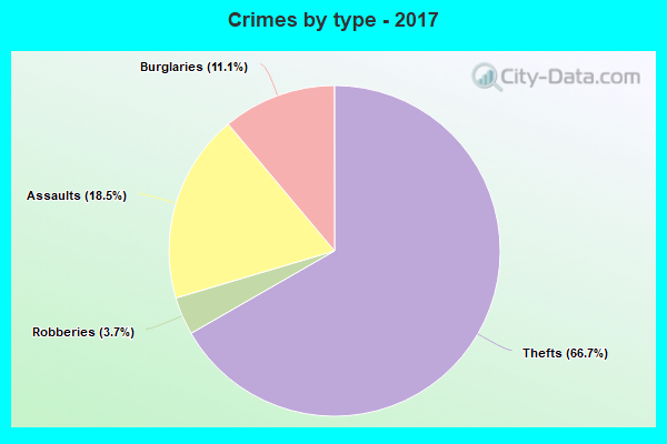 Crimes by type - 2017