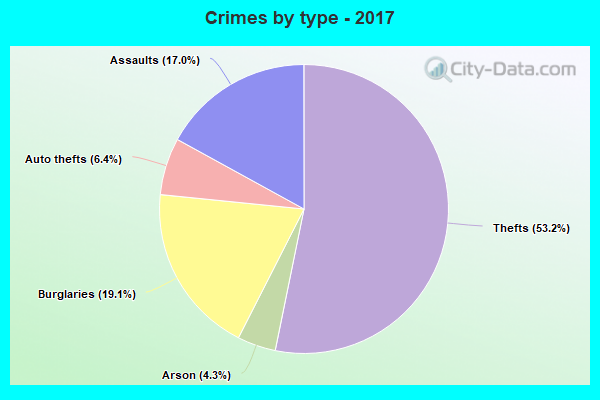 Crimes by type - 2017