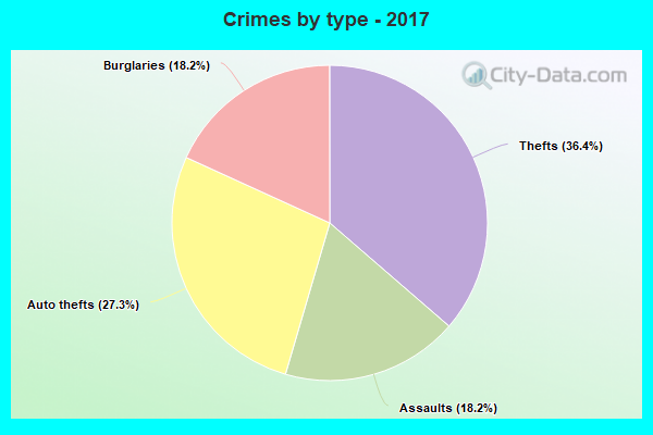 Crimes by type - 2017