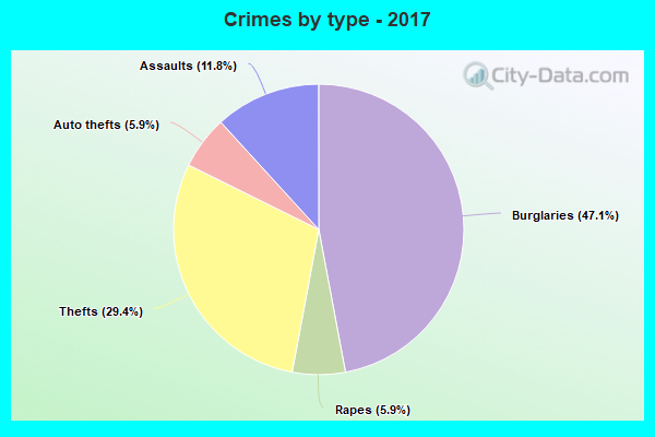 Crimes by type - 2017