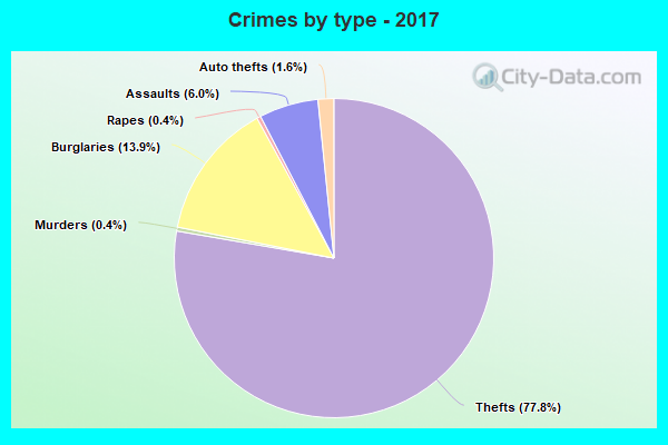 Crimes by type - 2017