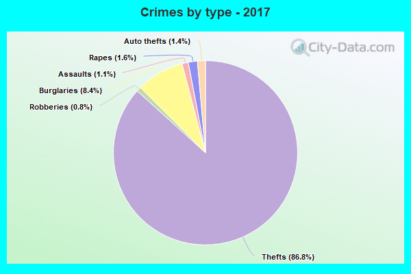 Crimes by type - 2017