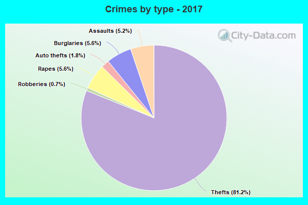 Crimes by type - 2017