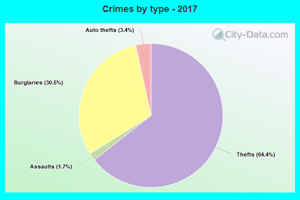 Crimes by type - 2017