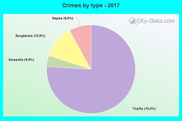 Crimes by type - 2017