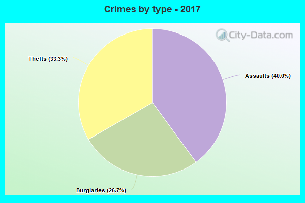 Crimes by type - 2017