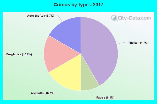 Crimes by type - 2017