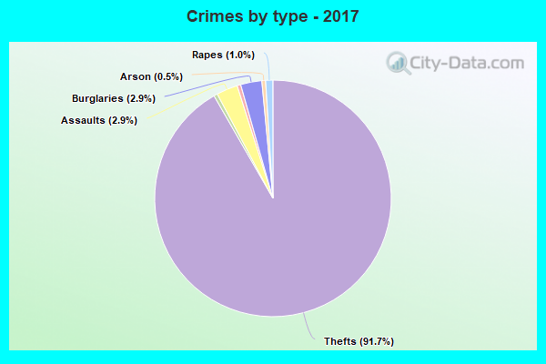 Crimes by type - 2017