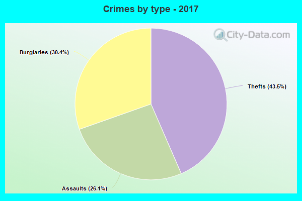 Crimes by type - 2017