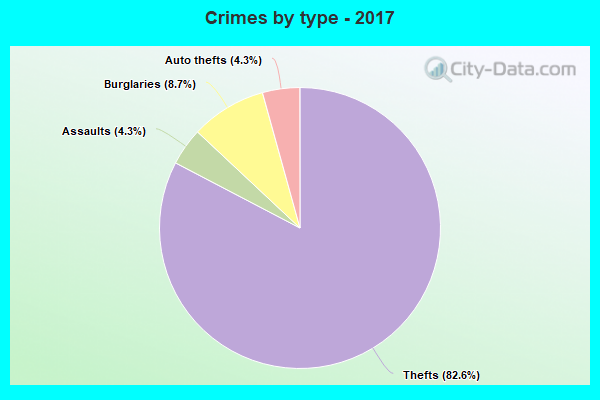 Crimes by type - 2017