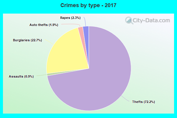 Crimes by type - 2017