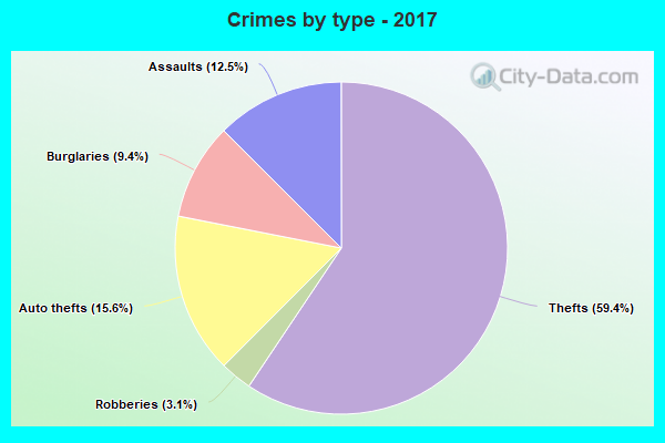 Crimes by type - 2017