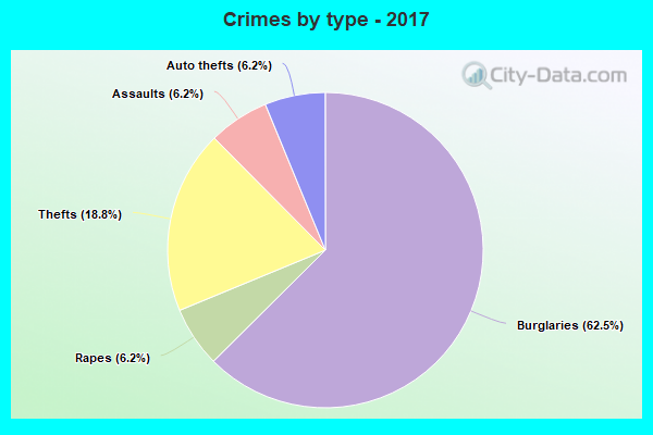 Crimes by type - 2017