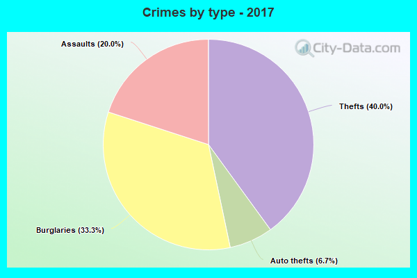 Crimes by type - 2017