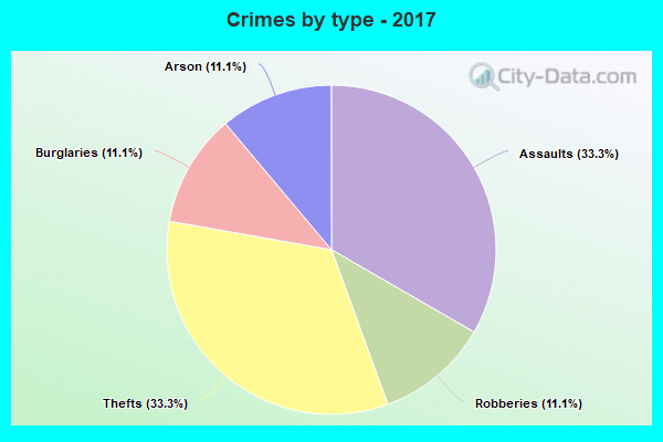 Crimes by type - 2017