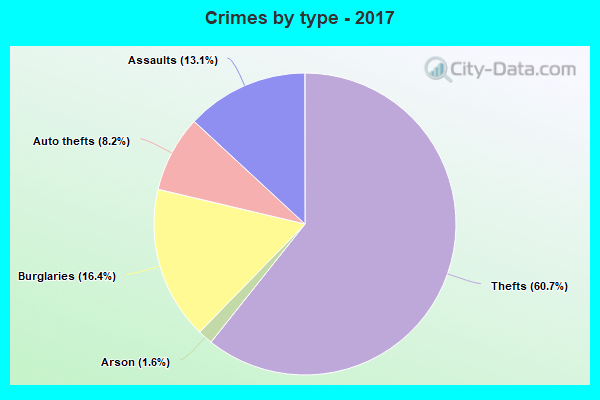 Crimes by type - 2017