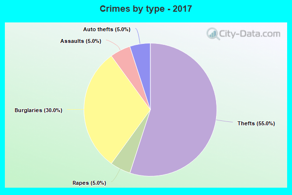 Crimes by type - 2017