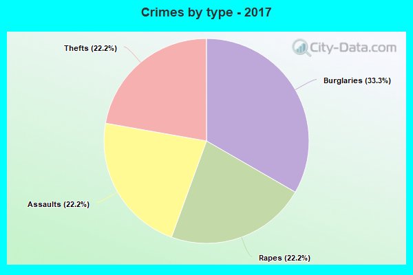 Crimes by type - 2017