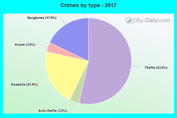 Crimes by type - 2017