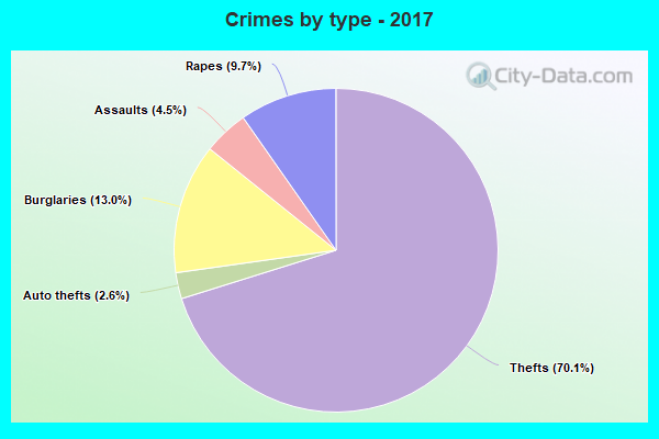 Crimes by type - 2017